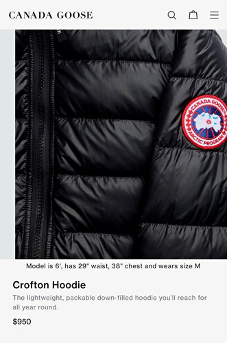 Canada goose men black - goose, men’s